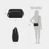 image:imageTravelon Womens Antitheft Tailored Convertible Crossbody ClutchOnyx