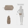 image:imageTravelon Womens Antitheft Tailored Convertible Crossbody ClutchSable