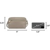 image:imageTravelon Womens Antitheft Tailored Convertible Crossbody ClutchSable
