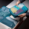 image:imageTravelon World Travel Essentials Set of 3 Soft Packing CubesBlackberry