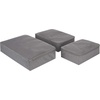 image:imageTravelon World Travel Essentials Set of 3 Soft Packing CubesGray Heather