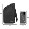 image:imageTravelon World Travel Essentials Slim Crossbody BagBlack