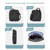 image:imageTravelon unisexadult Anti Theft Urban Small Crossbody Bag Black One SizeBlack