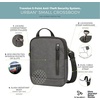 image:imageTravelon unisexadult Anti Theft Urban Small Crossbody Bag Black One SizeSlate