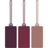 image:imageTravelon Set of 3 Silicone Privacy Luggage TagsWarmtones
