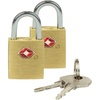 image:imageTravelon TSA Set of 2 Padlocks Luggage LocksBrass