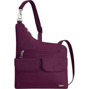 image:imageTravelon AntiTheft Classic Crossbody BagBurgundy