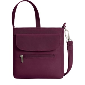 image:imageTravelon AntiTheft Classic Mini Shoulder BagBurgundy