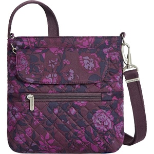 image:imageTravelon AntiTheft Classic Mini Shoulder BagWine Rose