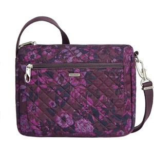 image:imageTravelon AntiTheft Classic Small EastWest CrossbodyWine Rose