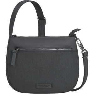 image:imageTravelon AntiTheft Metro Saddle CrossbodyGray Heather