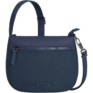 image:imageTravelon AntiTheft Metro Saddle CrossbodyNavy Heather