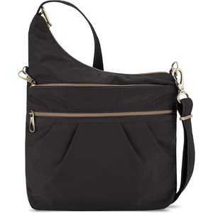 image:imageTravelon AntiTheft Signature 3 Compartment Crossbody BagBlack