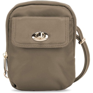 image:imageTravelon AntiTheft Tailored Crossbody Phone PouchSable