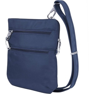 image:imageTravelon Antitheft Classic Slim Double Zip CrossbodyMidnight