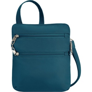 image:imageTravelon Antitheft Classic Slim Double Zip CrossbodyTeal