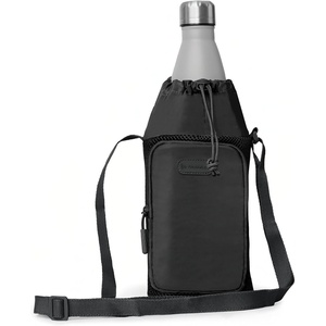image:imageTravelon Pi Gogo Insulated Water Bottle ToteBlack