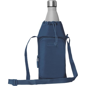 image:imageTravelon Pi Gogo Insulated Water Bottle ToteNavy