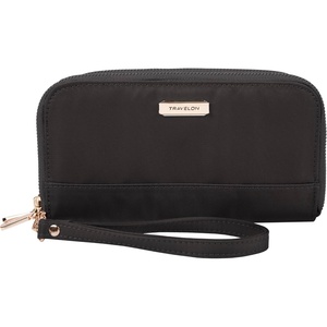 image:imageTravelon RFID Blocking Double Zip WalletBlack