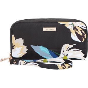 image:imageTravelon RFID Blocking Double Zip WalletMidnight Floral