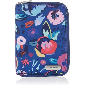 image:imageTravelon RFID Blocking Passport Zip WalletMod Floral