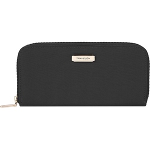 image:imageTravelon RFID Blocking Single Zip WalletBlack