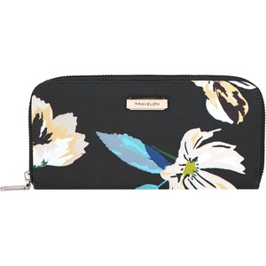 image:imageTravelon RFID Blocking Single Zip WalletMidnight Floral