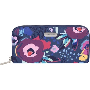 image:imageTravelon RFID Blocking Single Zip WalletMod Floral