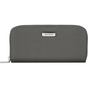 image:imageTravelon RFID Blocking Single Zip WalletSmoke