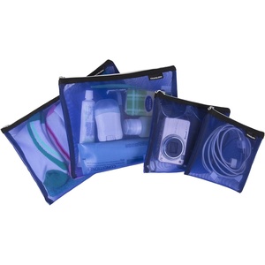 image:imageTravelon Set of 4 Mesh Pouches Blue 95 x 1275 x 05Blue