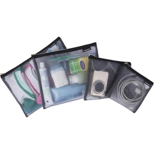 image:imageTravelon Set of 4 Mesh Pouches Blue 95 x 1275 x 05Gray