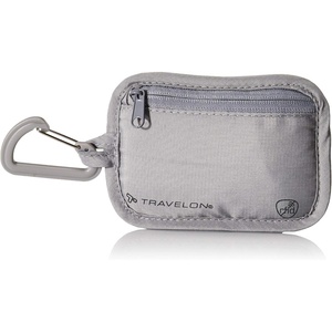 image:imageTravelon Travelon Rfid Blocking Clip Stash Pouch Travel Tote GrayGray