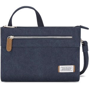 image:imageTravelon Womens AntiTheft Heritage Small Crossbody Cross Body BagIndigo