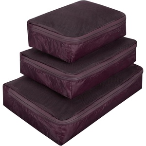 image:imageTravelon World Travel Essentials Set of 3 Soft Packing CubesBlackberry