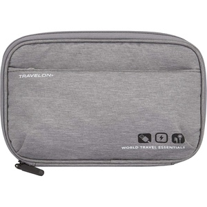 image:imageTravelon World Travel Essentials Tech OrganizerGray Heather
