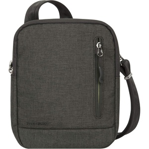 image:imageTravelon unisexadult Anti Theft Urban Small Crossbody Bag Black One SizeSlate