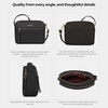 image:imageTravelon AntiTheft Addison Small CrossbodyBlack