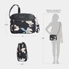 image:imageTravelon AntiTheft Addison Small CrossbodyMidnight Floral