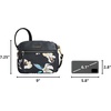 image:imageTravelon AntiTheft Addison Small CrossbodyMidnight Floral