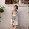 image:imageTravelon AntiTheft Boho 2 Compartment Phone CrossbodyBlack