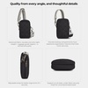 image:imageTravelon AntiTheft Boho 2 Compartment Phone CrossbodyBlack