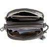 image:imageTravelon AntiTheft Boho 2 Compartment Phone CrossbodyGray Heather