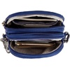 image:imageTravelon AntiTheft Boho 2 Compartment Phone CrossbodyLush Blue