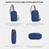 image:imageTravelon AntiTheft Boho 2 Compartment Phone CrossbodyLush Blue