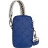 image:imageTravelon AntiTheft Boho 2 Compartment Phone CrossbodyLush Blue