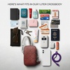 image:imageTravelon AntiTheft Boho 2 Compartment Phone CrossbodyPaprika