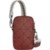 image:imageTravelon AntiTheft Boho 2 Compartment Phone CrossbodyPaprika