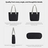 image:imageTravelon AntiTheft Boho ToteBlack Solid