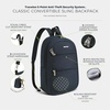 image:imageTravelon AntiTheft Classic Convertible Sling BackpackMidnight