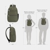 image:imageTravelon AntiTheft Classic Convertible Sling BackpackOlive